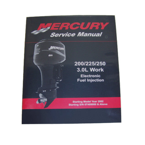 Mercury Service Manual 200-250hp 3.0L EFI 02-up