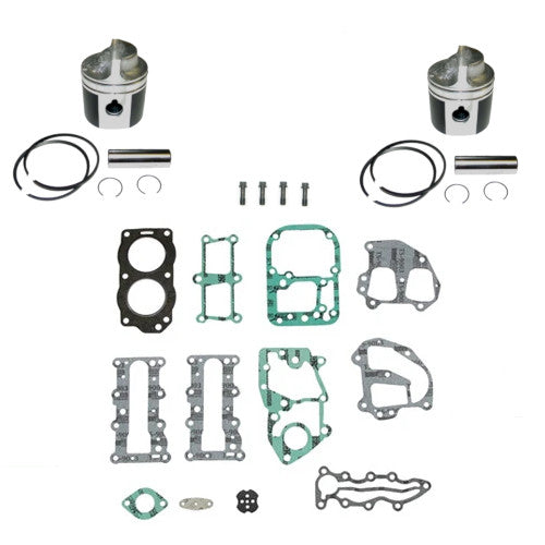 Powerhead Rebuild Kit - Johnson / Evinrude 9.9 / 15hp Cross Flow 74-92
