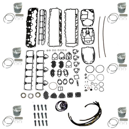Powerhead Rebuild Kit - Mercury / Mariner 90 - 150hp 6 Cylinder