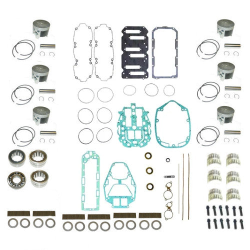 Powerhead Rebuild Kit - Mercury / Mariner 2.5L w/ O-Ring Heads & Downdraft Intake