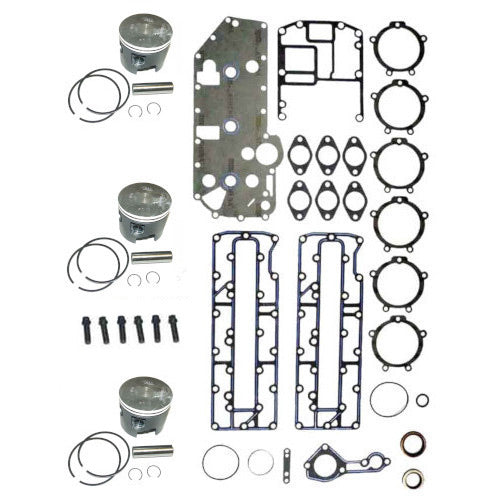 Powerhead Rebuild Kit - Mercury / Mariner 75-90hp 3 Cyl 1994-Up