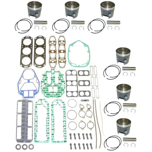 Powerhead Rebuild Kit - Mercury / Mariner 135-150hp 6 Cyl Bottom Guided