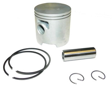 Piston Kit, Cast - Mercury, Mariner 15-25hp w/ Mercosil Bore