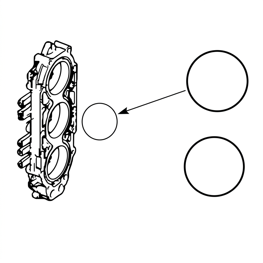 Seal, Cylinder Head O-Ring - Johnson / Evinrude 90-175hp 60-deg, FFI, 40-90hp Etec