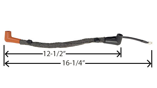 Wire, Spark Plug 12" - Evinrude 115-300hp Etec