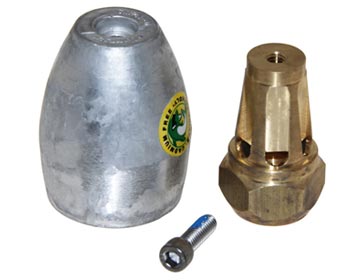Anode, Prop Nut - Mercruiser Bravo III