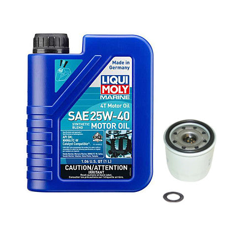 Oil Change Kit - Mercury 15-20hp 4-stroke