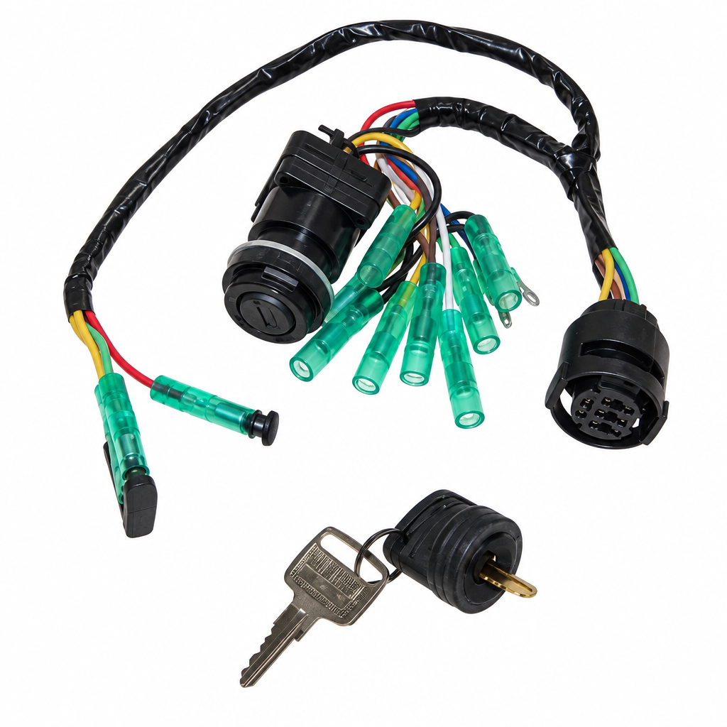 Ignition Switch, Dash Mount - Yamaha 2-stroke, 4-stroke