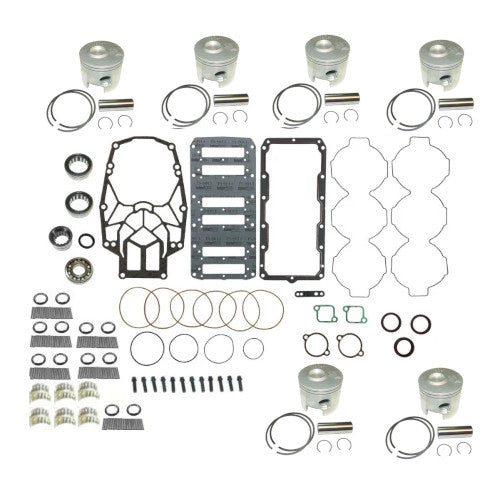 Powerhead Rebuild Kit - Mercury 2.5L DFI w/Round Pocket & Single Roller Mains