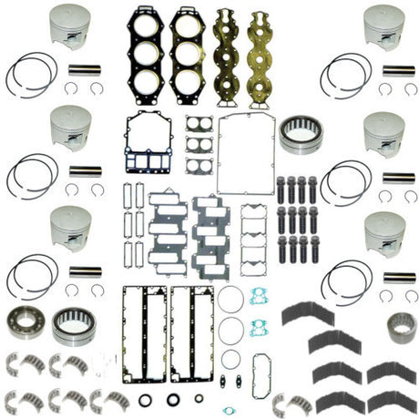 Powerhead Rebuild Kit - Yamaha V6 Carbureted with Horizontal Reeds