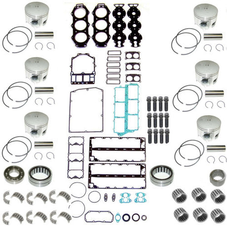 Powerhead Rebuild Kit - Yamaha V6 Carbureted with Vertical Reeds