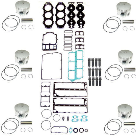 Powerhead Rebuild Kit - Yamaha V6 Carbureted with Vertical Reeds