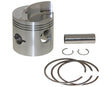 Piston Kit, Cast - Mercury 35-140hp Inline High Dome