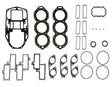 Gasket Kit, Powerhead - Johnson / Evinrude 200-250hp 3.3L FFI