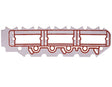 Gasket, Intake - Starboard Side - Johnson / Evinrude 150-175hp 60-degree