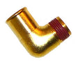 Brass Fitting, 90 degree Hose Barb 1in x 3/4in - Universal
