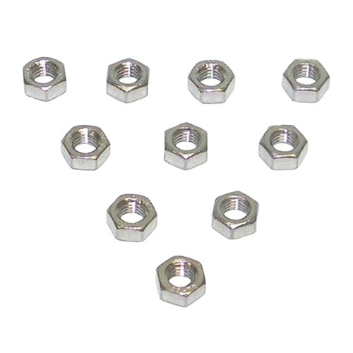 Nut, Hex - 5mm 10 Pack