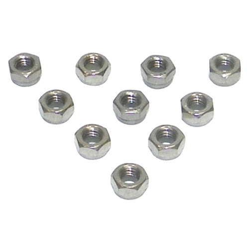 Nut, Nylon Lock - 5mm 10 Pack