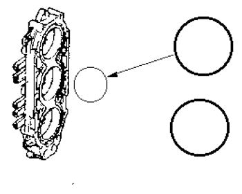 Seal, Cylinder Head O-Ring - Johnson / Evinrude 90-175hp 60-deg, FFI, 40-90hp Etec
