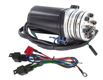 Trim Motor and Cartridge Pump Assembly - Mercury, Mariner 35-220hp 1985-92, 3-ram