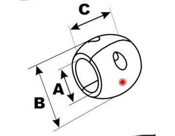 Shaft Anode, Aluminum