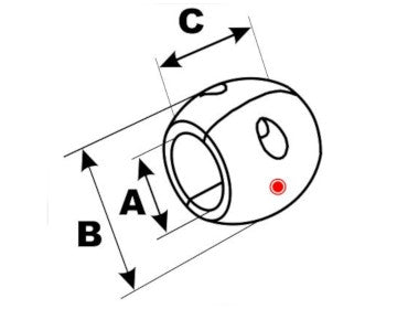 Shaft Anode, Aluminum 