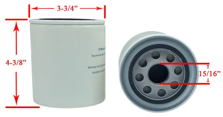 Filter 10 Micron, Fuel / Water Separator - Johnson, Evinrude
